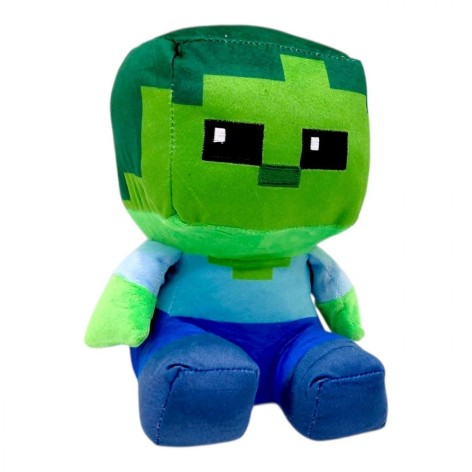 Мягкая игрушка герой "Майнкрафт / Minecraft: ЗОМБИ" 22 см