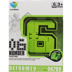 Трансформер-цифра "Number Fighting: 6"