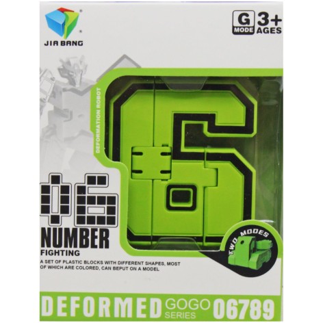 Трансформер-цифра "Number Fighting: 6"
