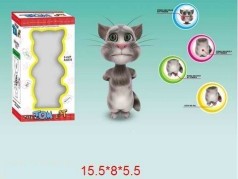 Говорящая интерактивная игрушка "Кот Том", в кор. 15х8х5 /72/