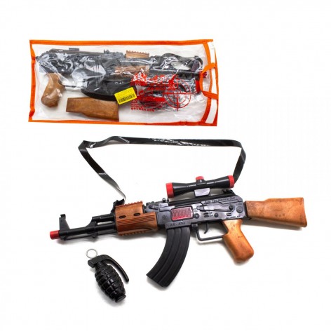 Автомат-трещетка "AK-47" с гранатой