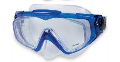 Маска для плавания "SILICONE AQUA PRO" (синие)
