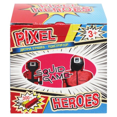 Конструктор "Pixel Heroes: Squid Game Солдат", 395 дет.