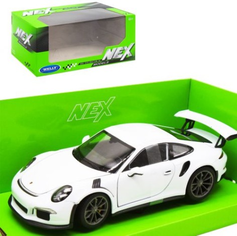 Машинка металева "Porsche 911 GT3", біла.