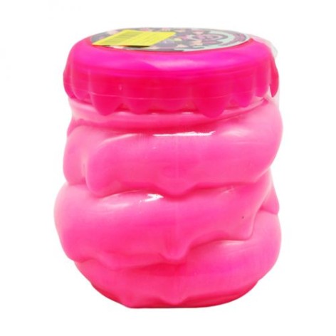 Слайм "Mega stretch slime" (рожевий) укр