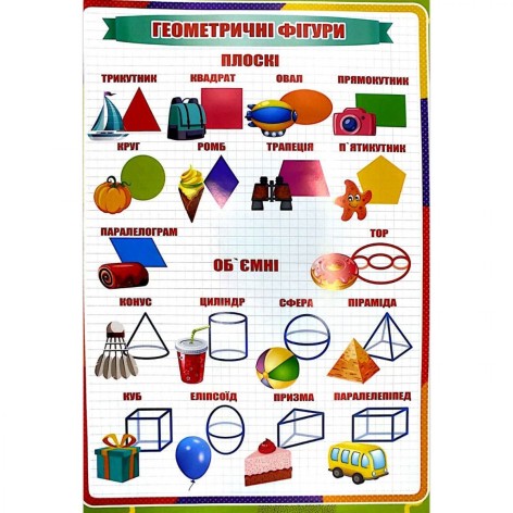 Плакат "Геометрические фигуры"