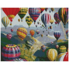 Алмазная мозаика "Воздушные шары"