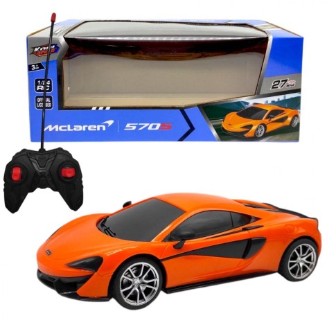 Машинка на радіокеруванні McLaren на батарейках (ПОМАРАНЧЕВА)
