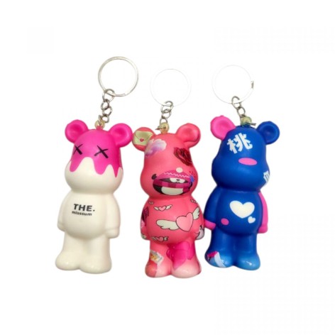 Сквиш брелок Мишки 8 см микс видов