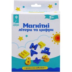 Набор магнитов "Магнитные буквы и цифры" (укр)