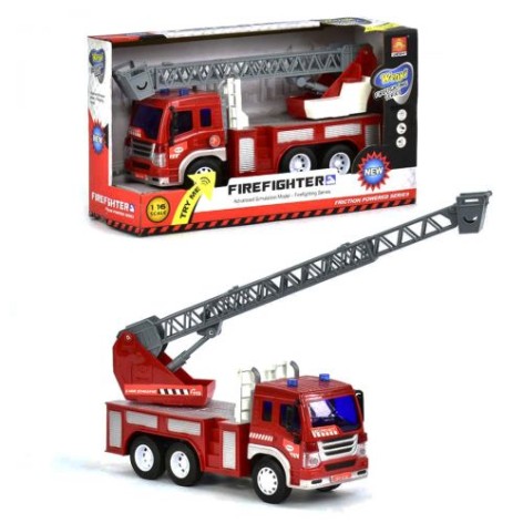 68332 [WY296S] Пожежна машина WY 296 S (24) музична, що світиться, в коробці [Коробка]