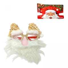 Очки новогодние "Санта с носом и бородой"