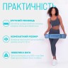 Коврик для йоги (голубой с синим) в чехле