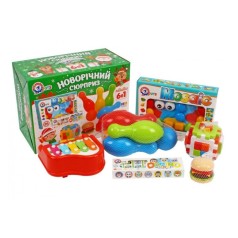 Новогодний набор игрушек ТехноК (коробка 37 х 27.5 х 19.3 см)