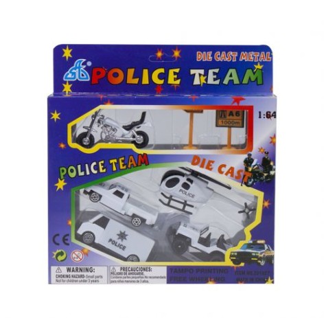 Іграшковий набір "Police Team" міні-транспорт