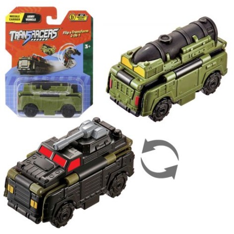 Машинка трансформер "TransRacers: Ракетоносець & Армійська машина"