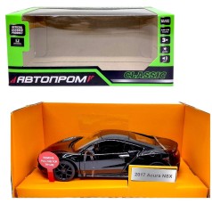 Машинка металлическая серии Автопром 1:30 2017 Acura NSX (ЧЕРНАЯ)