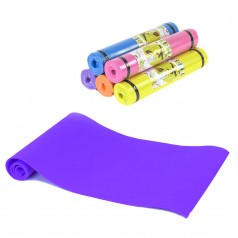 Коврик для йоги, 4 мм (фиолетовый)