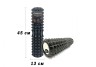 Массажный ролик EasyFit Grid Roller 45 см v.2.2 Черный