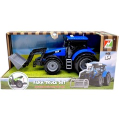 Машинка пластиковая "Трактор" СИНИЙ