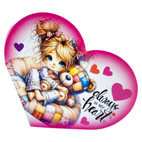 Открытка поздравительная "Валентинка" 17,3х9.4 см