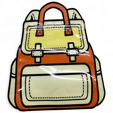 Зип-пакет "Рюкзачок" с прозрачными элементами; 27,5х23,5 см