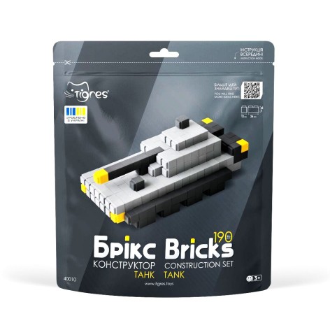 Конструктор "Брікс" танк 190 ел., Tigres