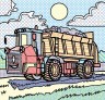 Водні забарвлення "Машини на фермі" (укр)