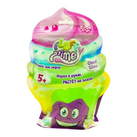 Слайм  Fluffy Slime рус 500 г зеленый