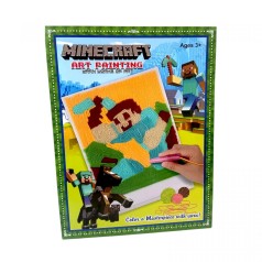 Набор для творчества "Майнкрафт" нити, ручка, основа с липучкой, в коробке