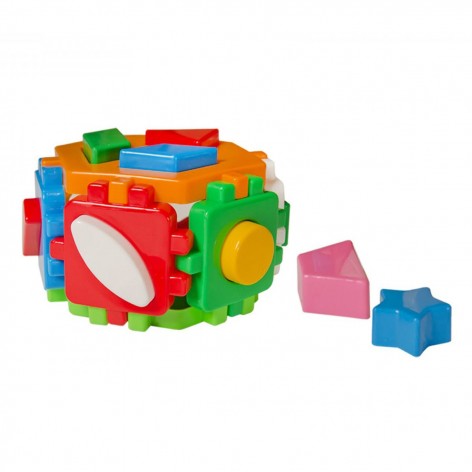 Іграшка куб "Розумний малюк Гексагон 2 ТехноК" (сортер)