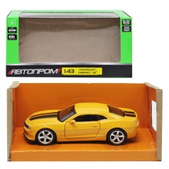 Машинка металлическая "Автопром: Chevrolet Camaro", желтая
