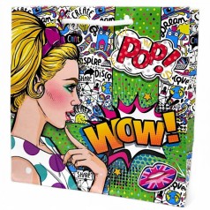 Пакет паперовий 16х16х7 см (мікс видів)