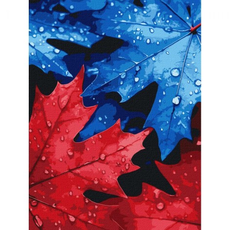 Картина по номерам "Осенняя роса" 30х40 см