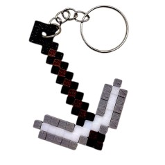 3D Брелоки MINECRAFT / МАЙНКРАФТ PICKAXE TOOL / КАЙЛО KEYCHAIN, ЖЕЛЕЗНЫЙ, 3D печать