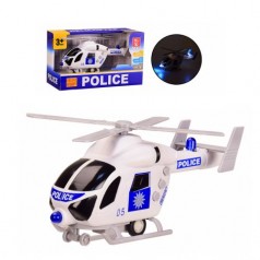 Вертолет инерционный "Police", свет, звук