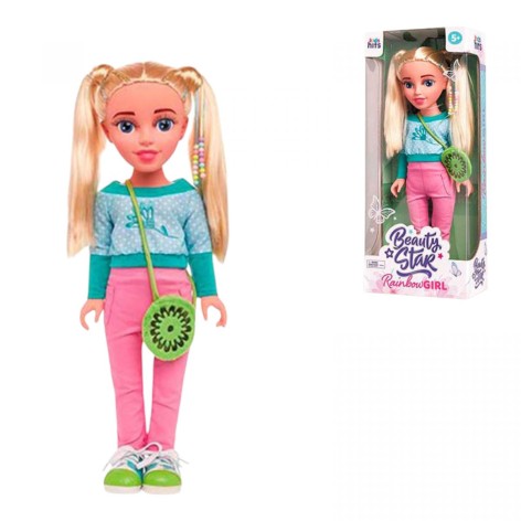 Кукла Beauty Star Flowery Spring, Rainbow Girl, кукла 46 см короб. 21*52*12см