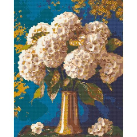 Алмазная мозаика "Букет гортензий" 40*50 см