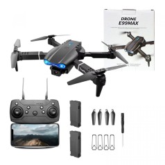 Квадрокоптер на радиоуправлении аккумулятор, USB-кабель, отвертка, пульт, подсветка, HD камера, сумка для хранения, приложение, в коробке