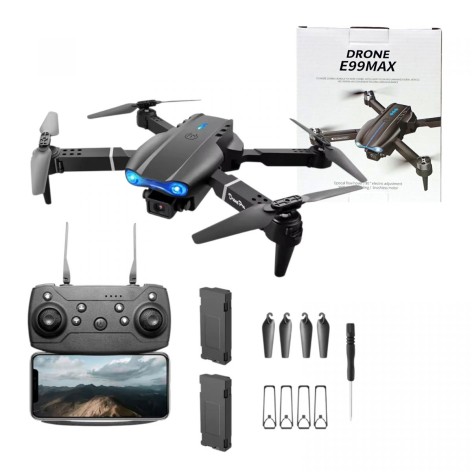 Квадрокоптер на радиоуправлении аккумулятор, USB-кабель, отвертка, пульт, подсветка, HD камера, сумка для хранения, приложение, в коробке