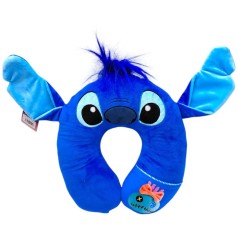 Подушка-подголовник "Стич" 26 см (СИНИЙ)