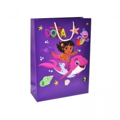 Пакет бумажный L "Дора путешественница" р.31x42x12 см