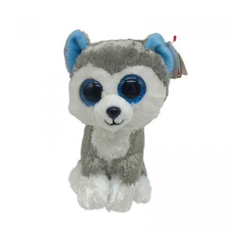 Beanie Boo's Игрушка мягконабивная Хаски "Slush" 15см (30 апреля)