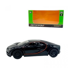 МАШИНКА АВТОПРОМ 1:39 BUGATTI (ЧЕРНАЯ)