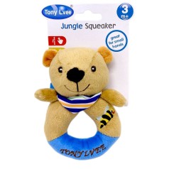 М`яка іграшка-брязкальце "TONY LVEE" (ВЕДМЕДИК)