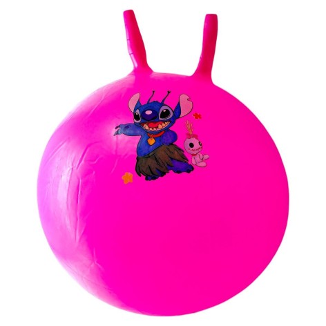 Мяч для фитнеса герой, диаметр 43 см (розовый)
