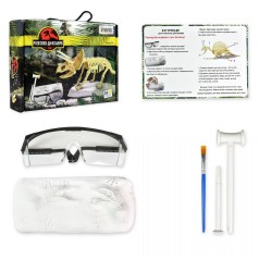 Набор для творчества "Раскопки динозавров. Трицератопс" (укр)