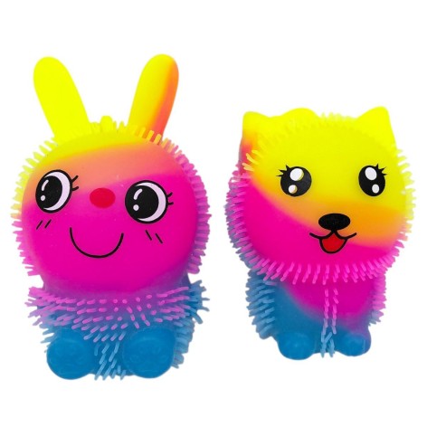 Ежик, что светится с ушками 10 см. (микс видов)