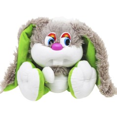 Мягкая игрушка "Коротышка заяц" серый
