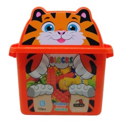 Конструктор в контейнере "Тигренок" (122 дет)